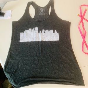 Tank top with city scape (small)